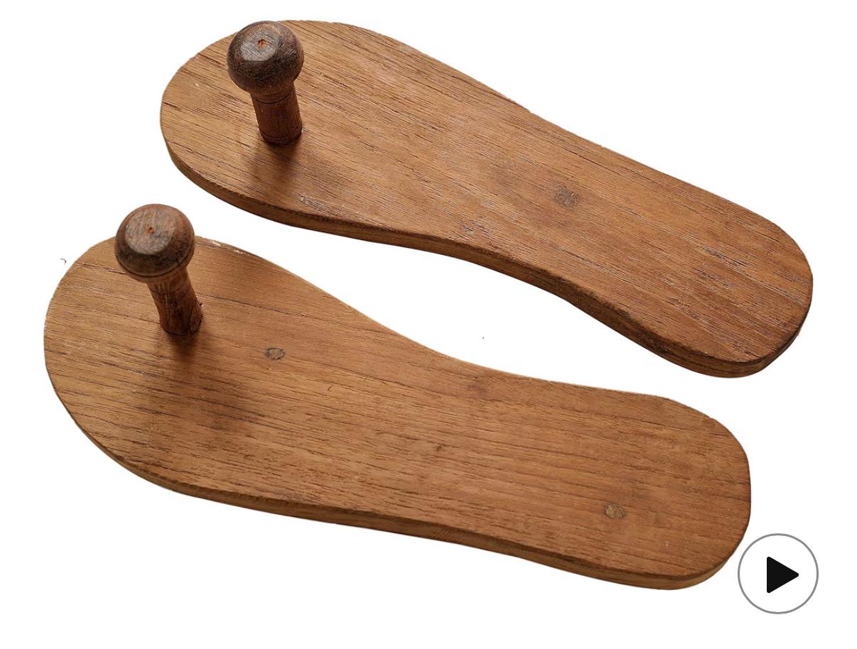 Wooden Paduka (Traditional Khadau)