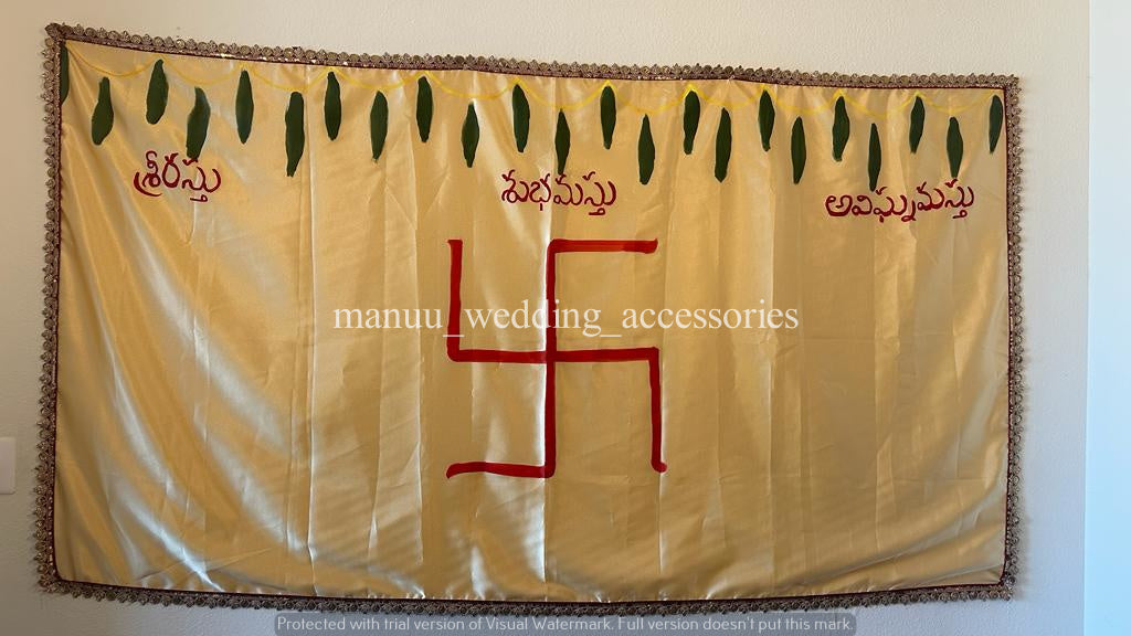 Addu Thera OR Therasala with Bride and Groom Names
