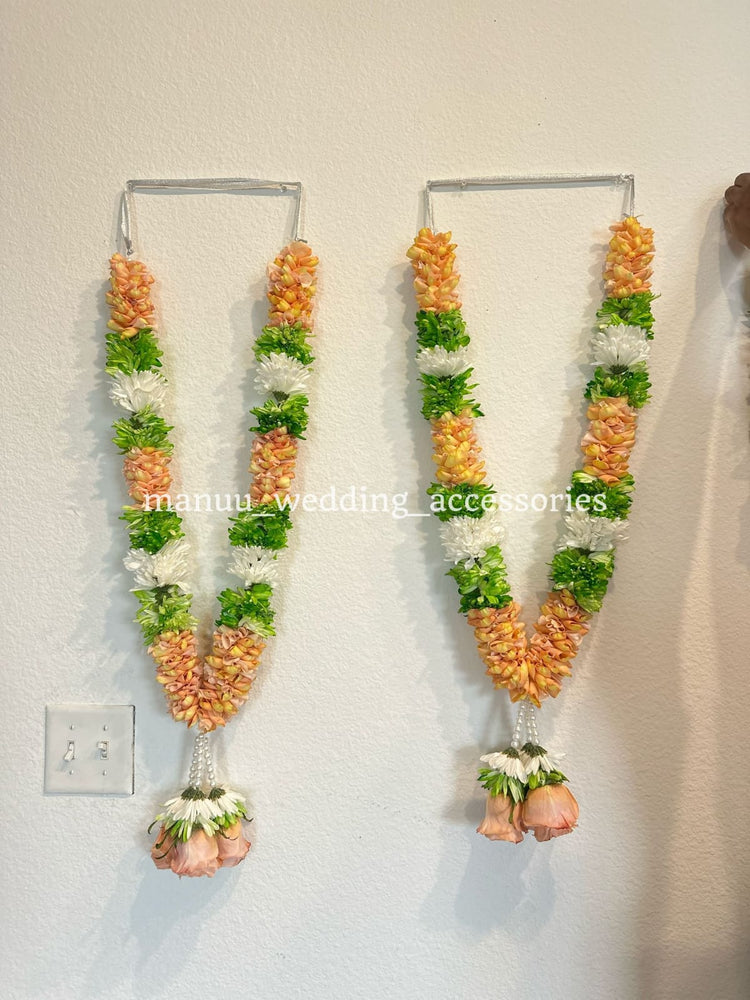 Light Pink Rose Petals & Carnations Garland – Houston | MWA-G051