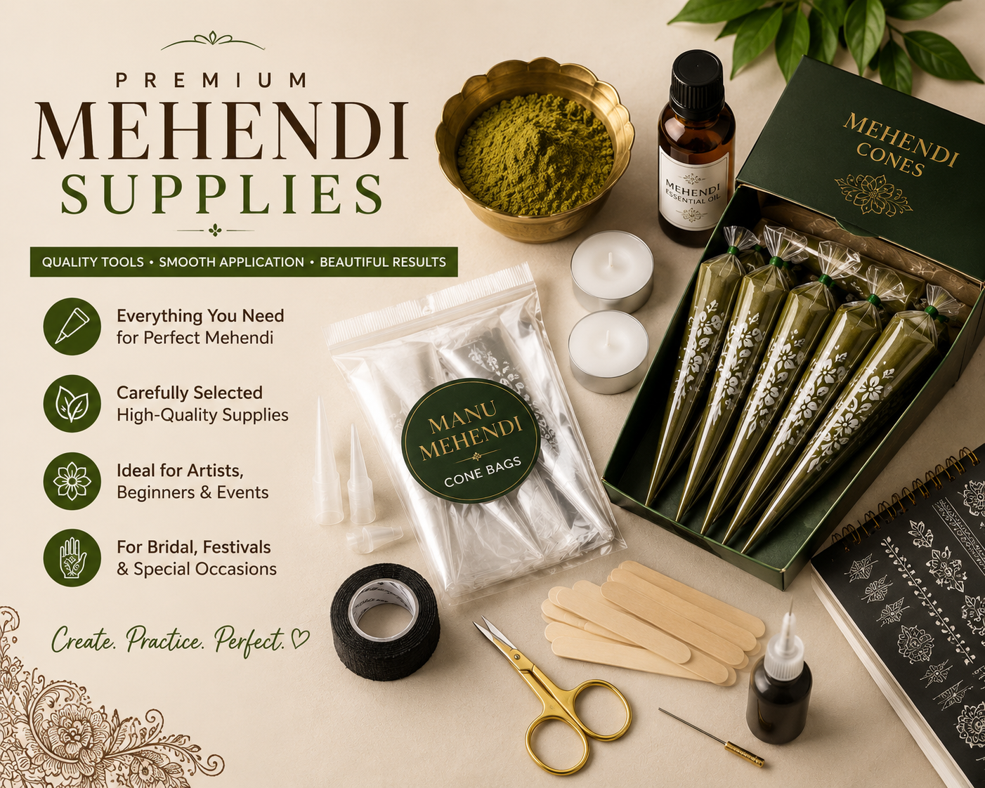 Mehendi Supplies