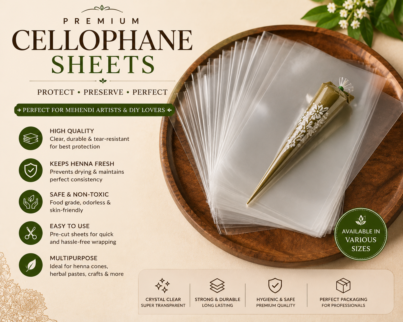 Cellophane Sheets