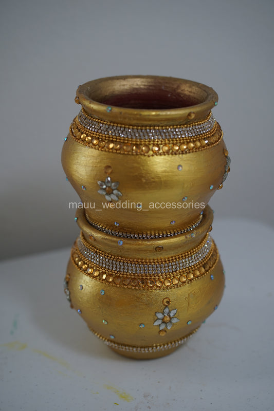 Polu Muntha - Decorated clay pot - Only one