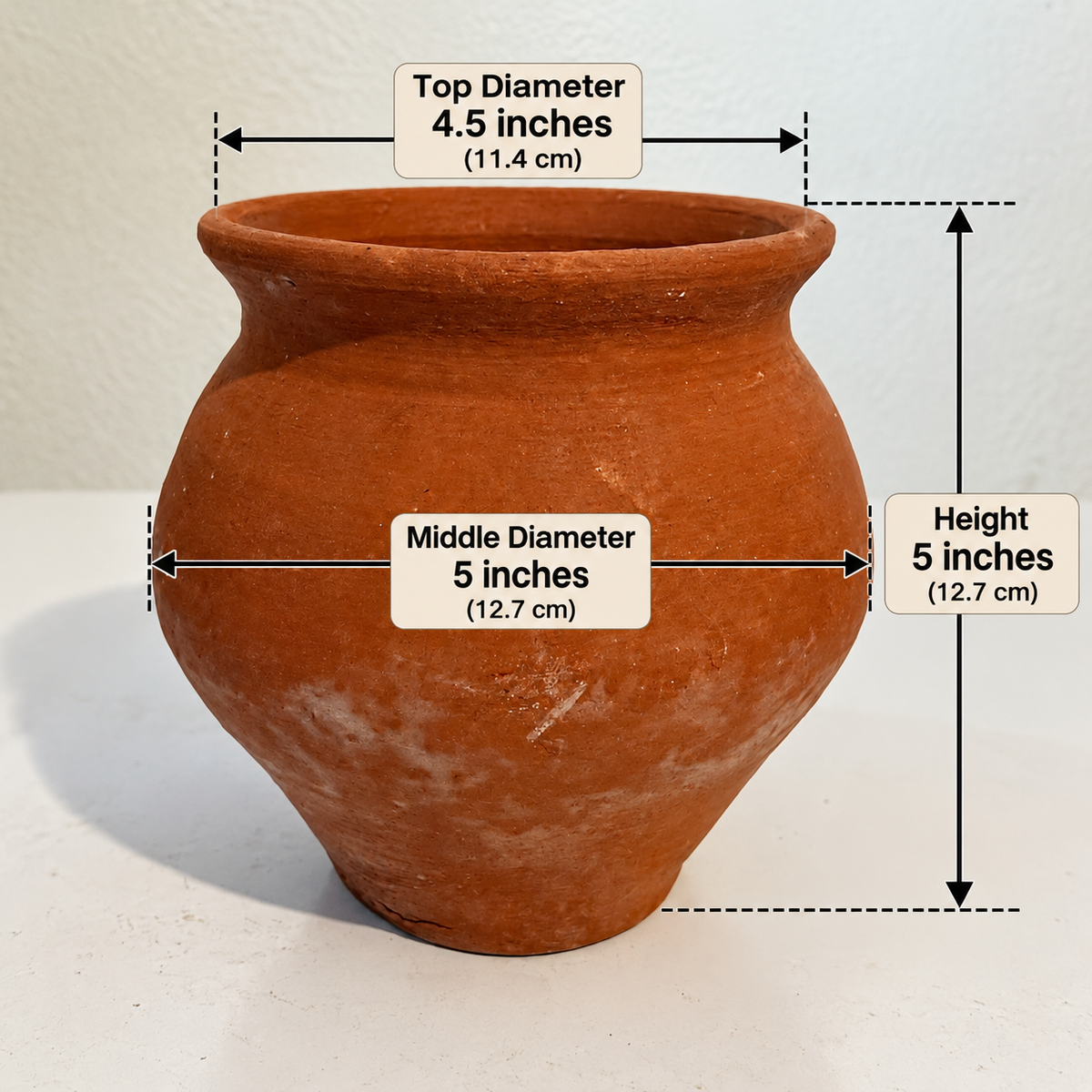 Plain Clay Pot – Multiple Sizes
