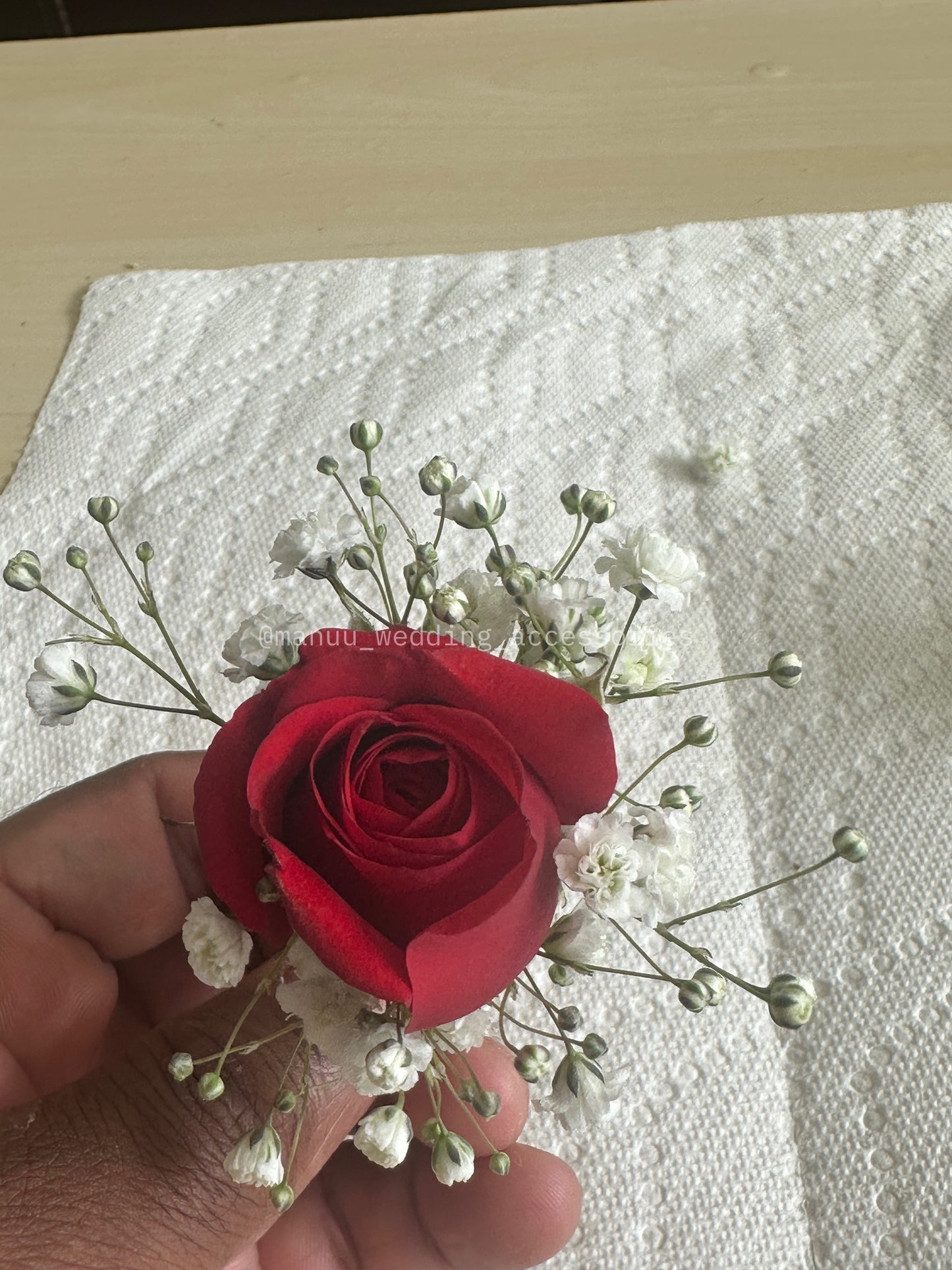 Spray Rose Corsage & Boutonnière - Customization available