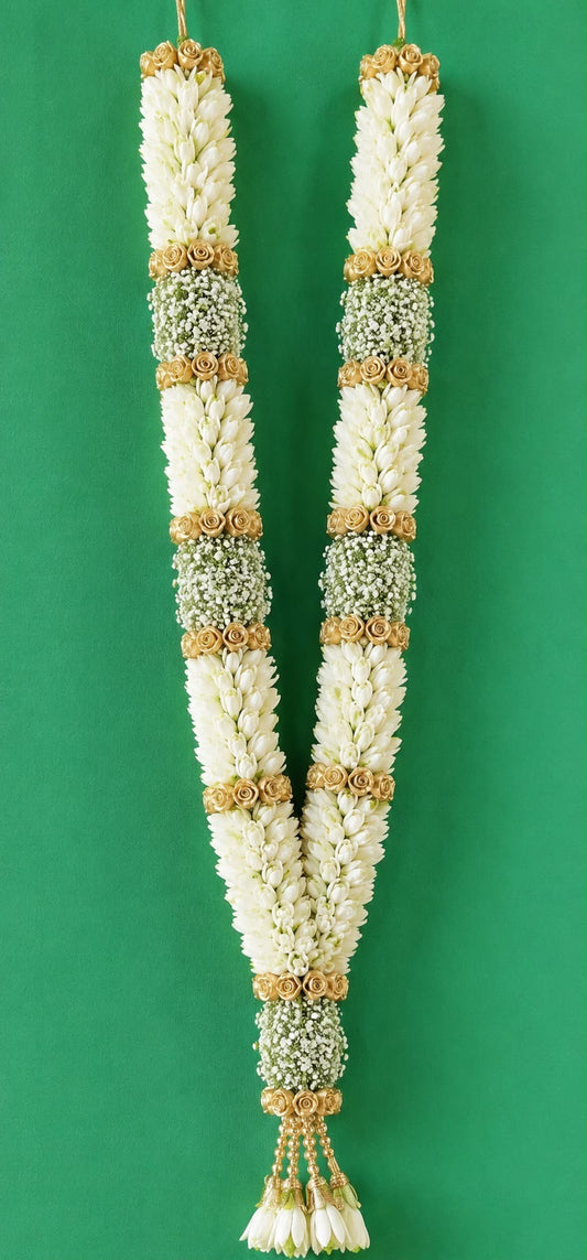 Fresh Flower Garlands – Lillys & Babys Breath- Customization Available