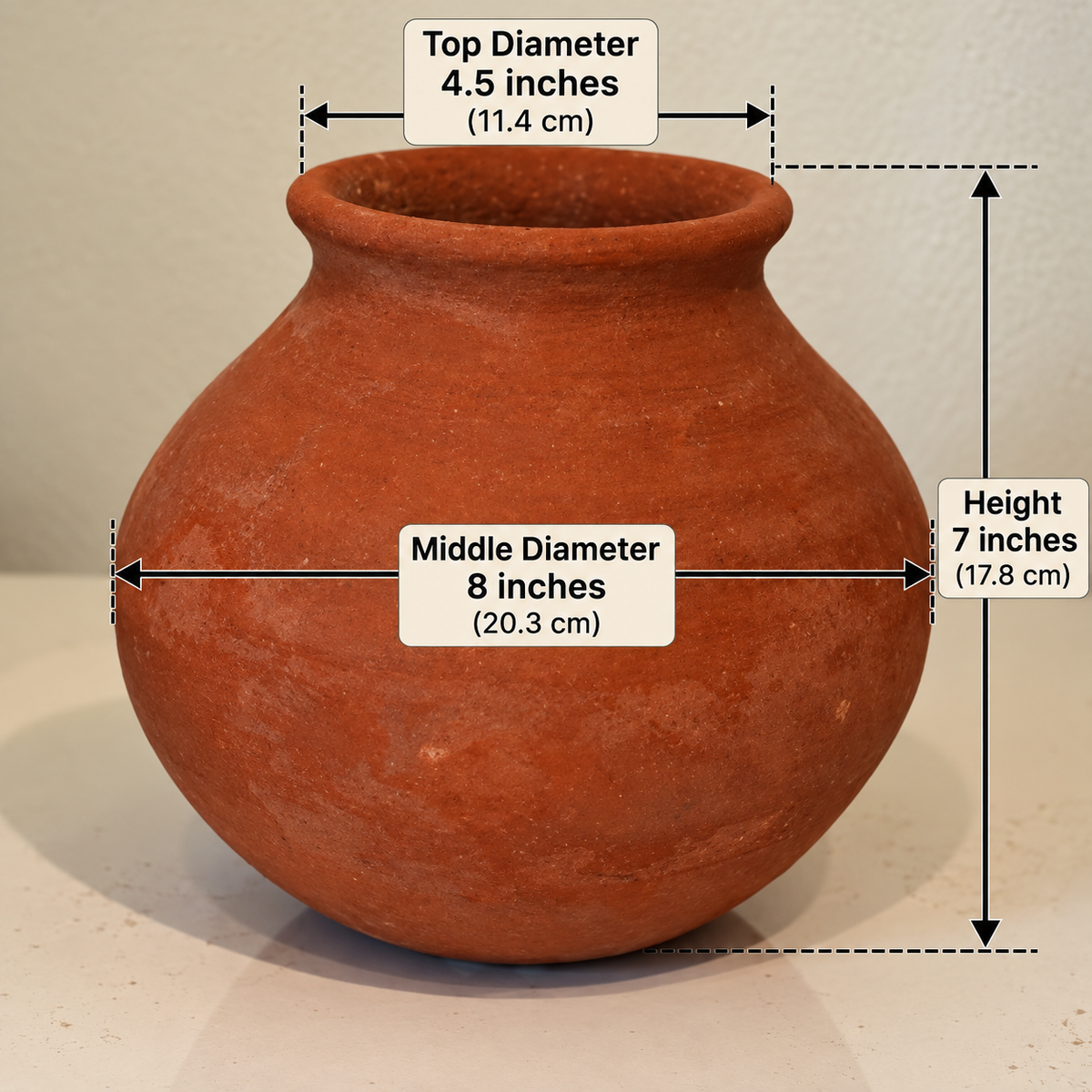 Plain Clay Pot – Multiple Sizes