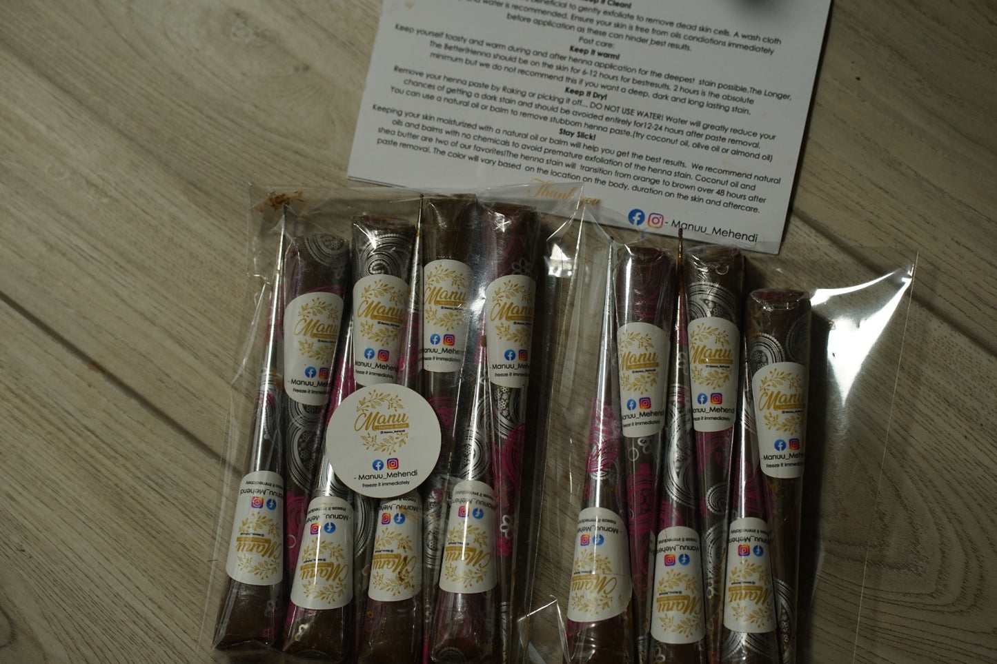 100% Natural Henna Cones