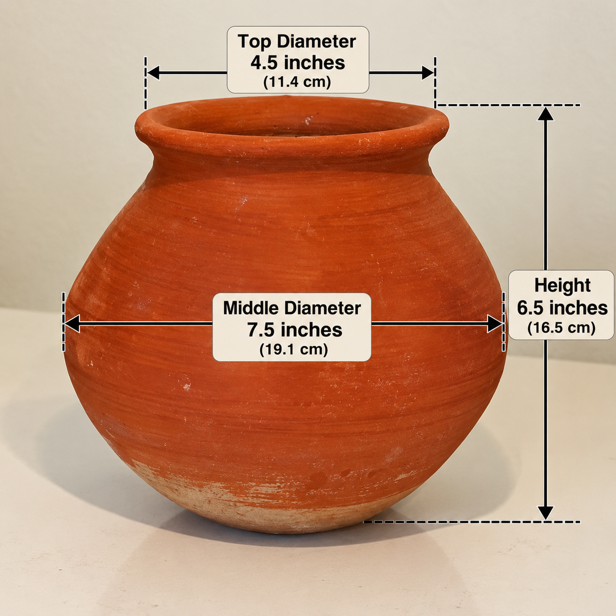 Plain Clay Pot – Multiple Sizes
