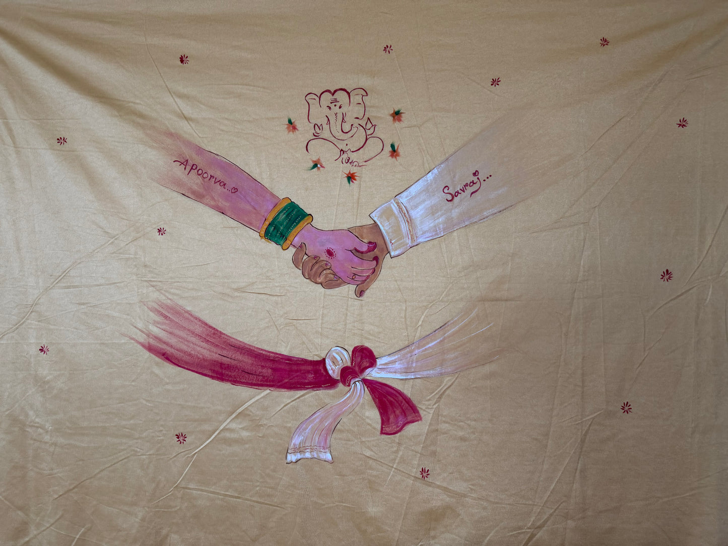 Addu Thera OR Therasala - Bride and groom Hands