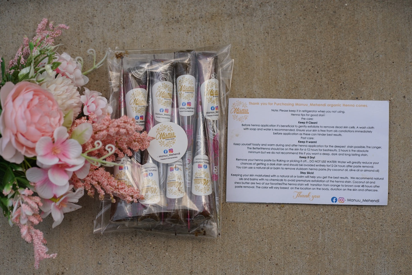 100% Natural Henna Cones
