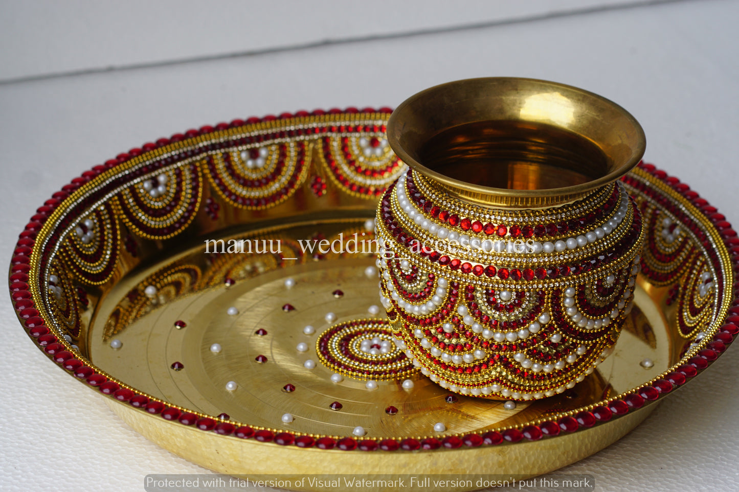 Kanyadanam Set - Brass- Chembu and Tambalam - Rental