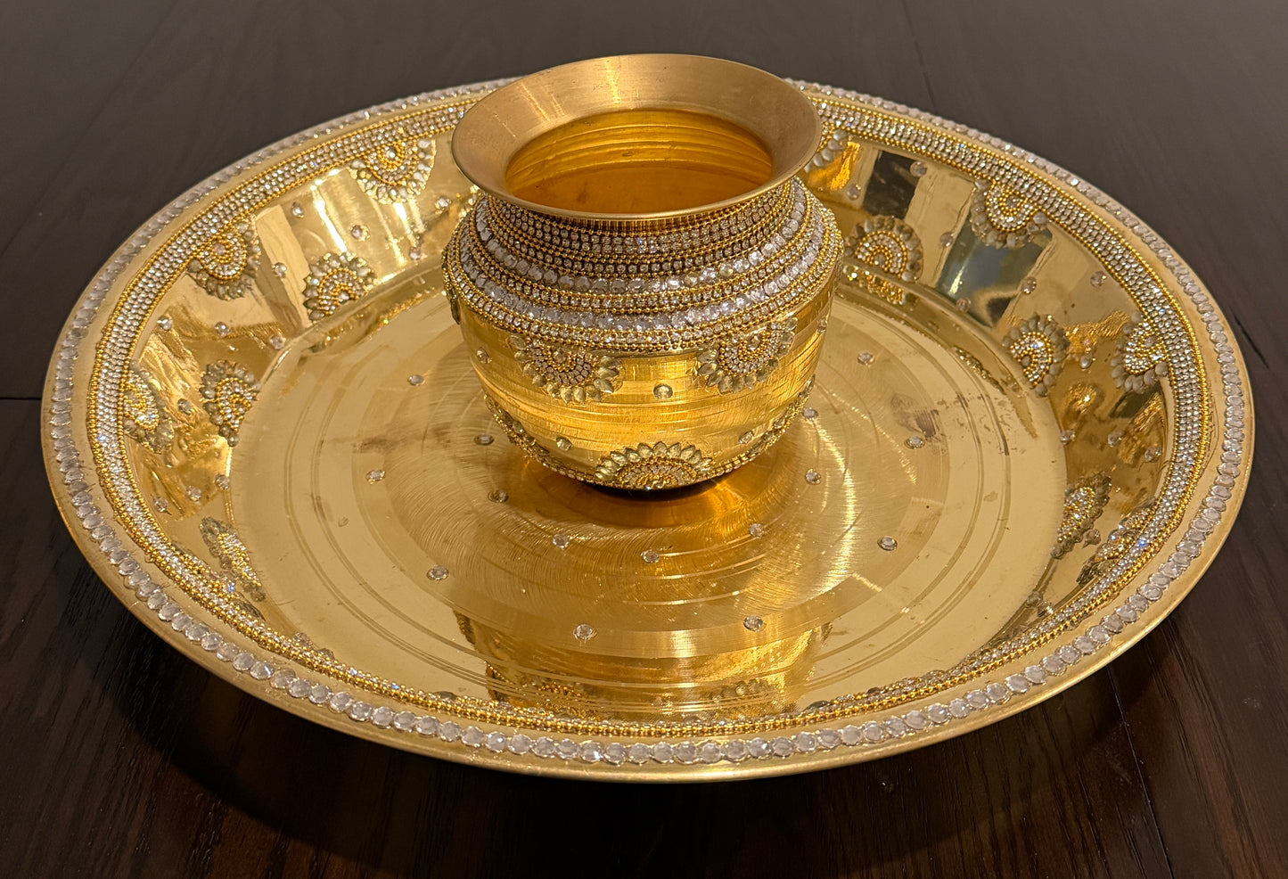 Kanyadanam Set - Chembu & Tambalam -Gold & Silver