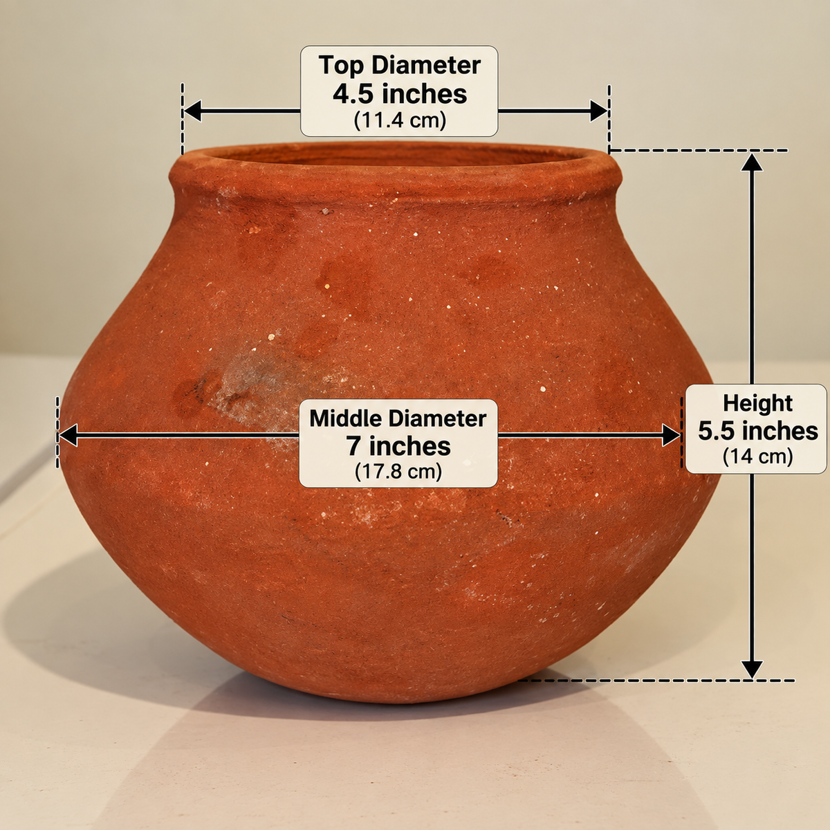 Plain Clay Pot – Multiple Sizes