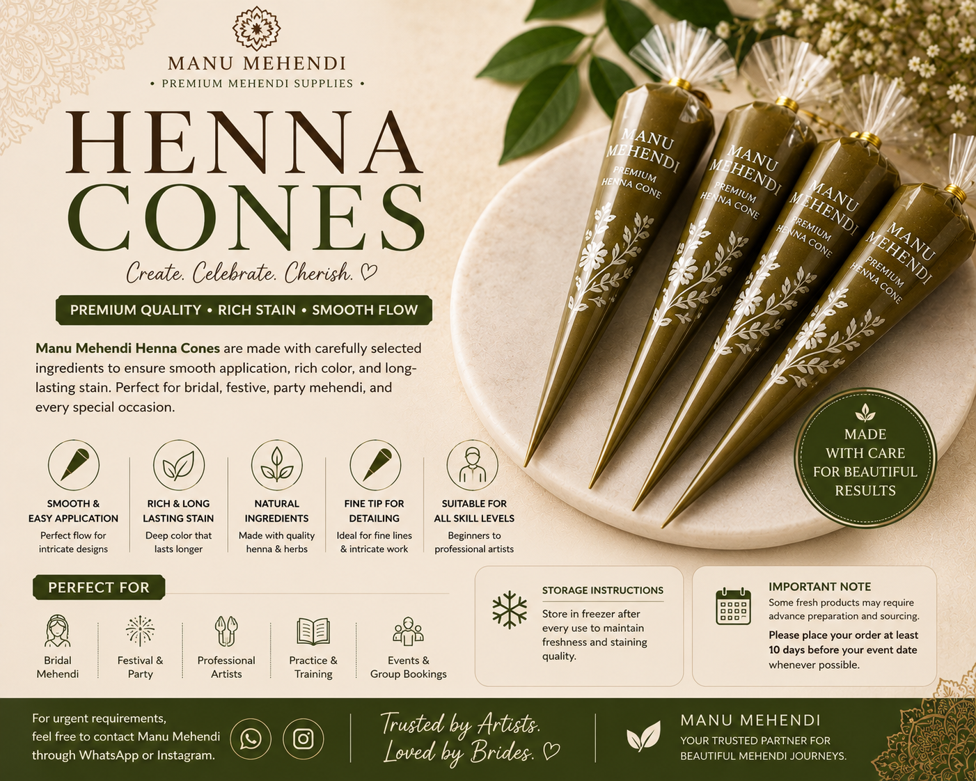Henna Cones