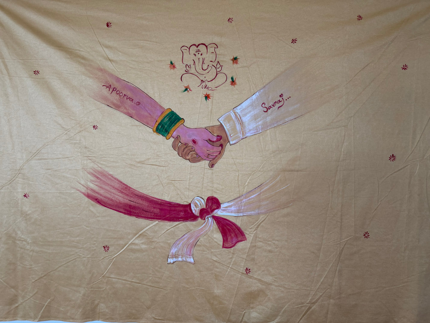 Addu Thera OR Therasala - Bride and groom Hands