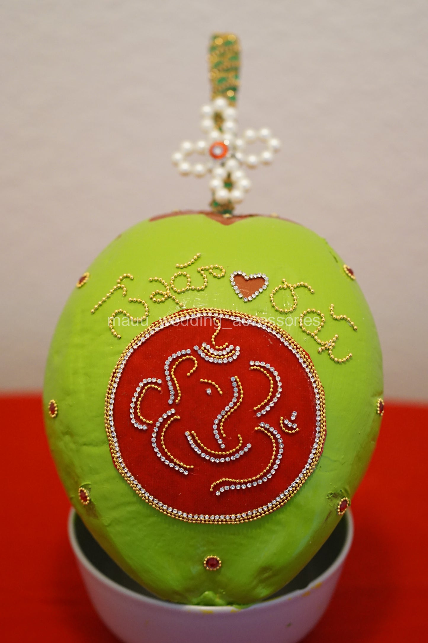 Fresh Kobbari Bondam - Ganesh with names