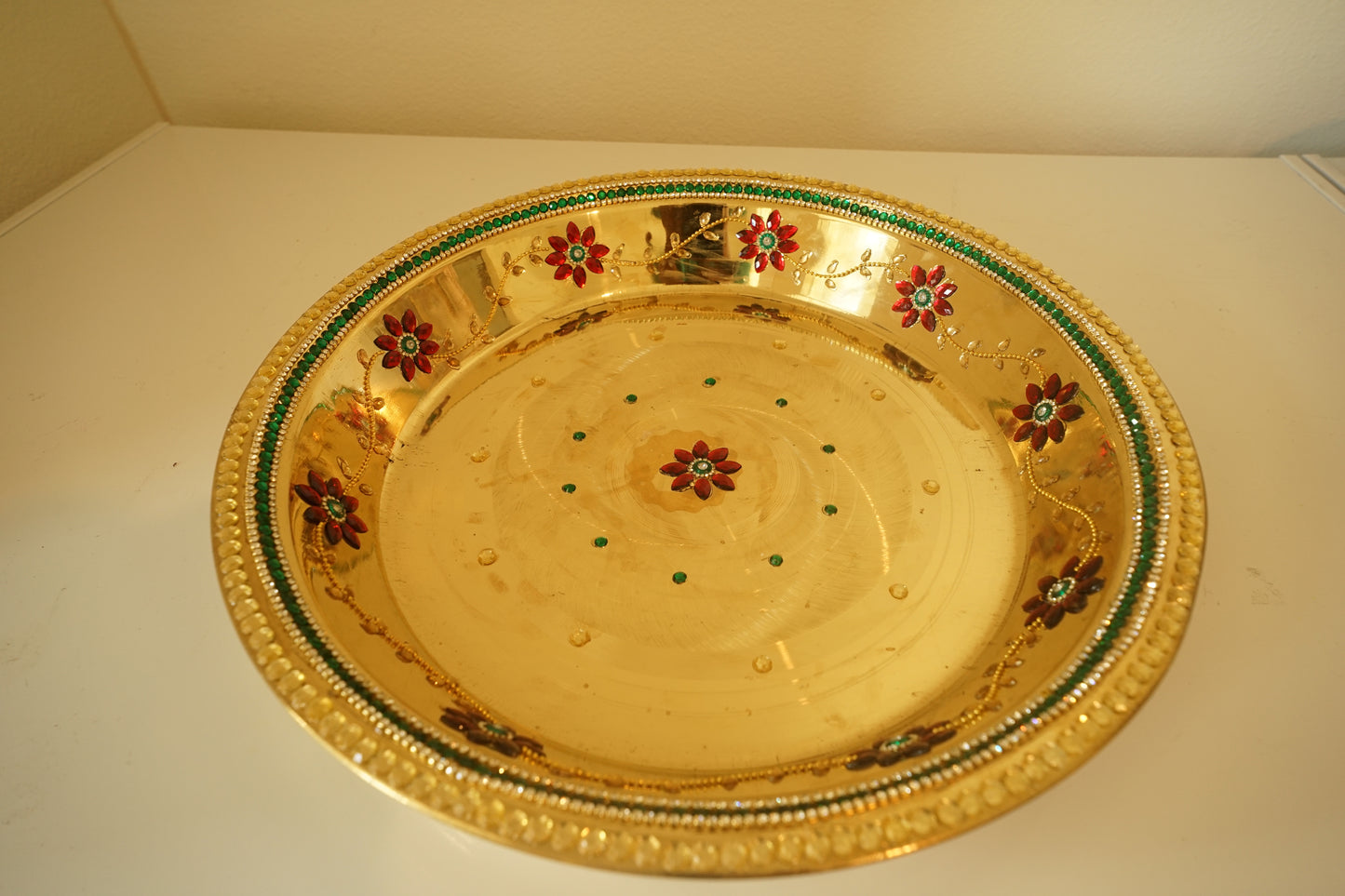 Kanyadanam Set - Tambalam -Gold with Red & Green
