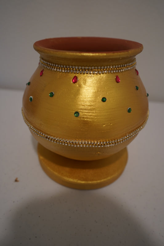 Garika Muntha - Decorated clay pot - Only one