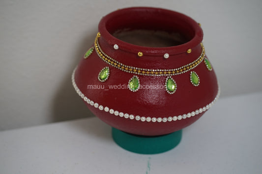 Garika Muntha - Decorated clay pot - ONLY ONE