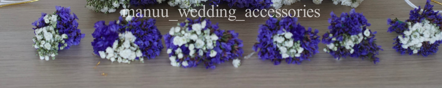 Carnations & Baby's Breath Bunches - color customizations available - ONLY ONE Bunch