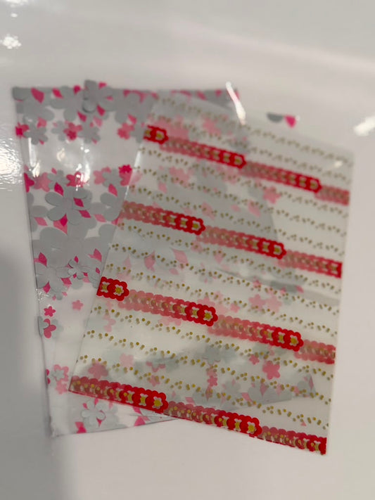 Pre-Cut Cellophane Sheets for Mehendi Cones