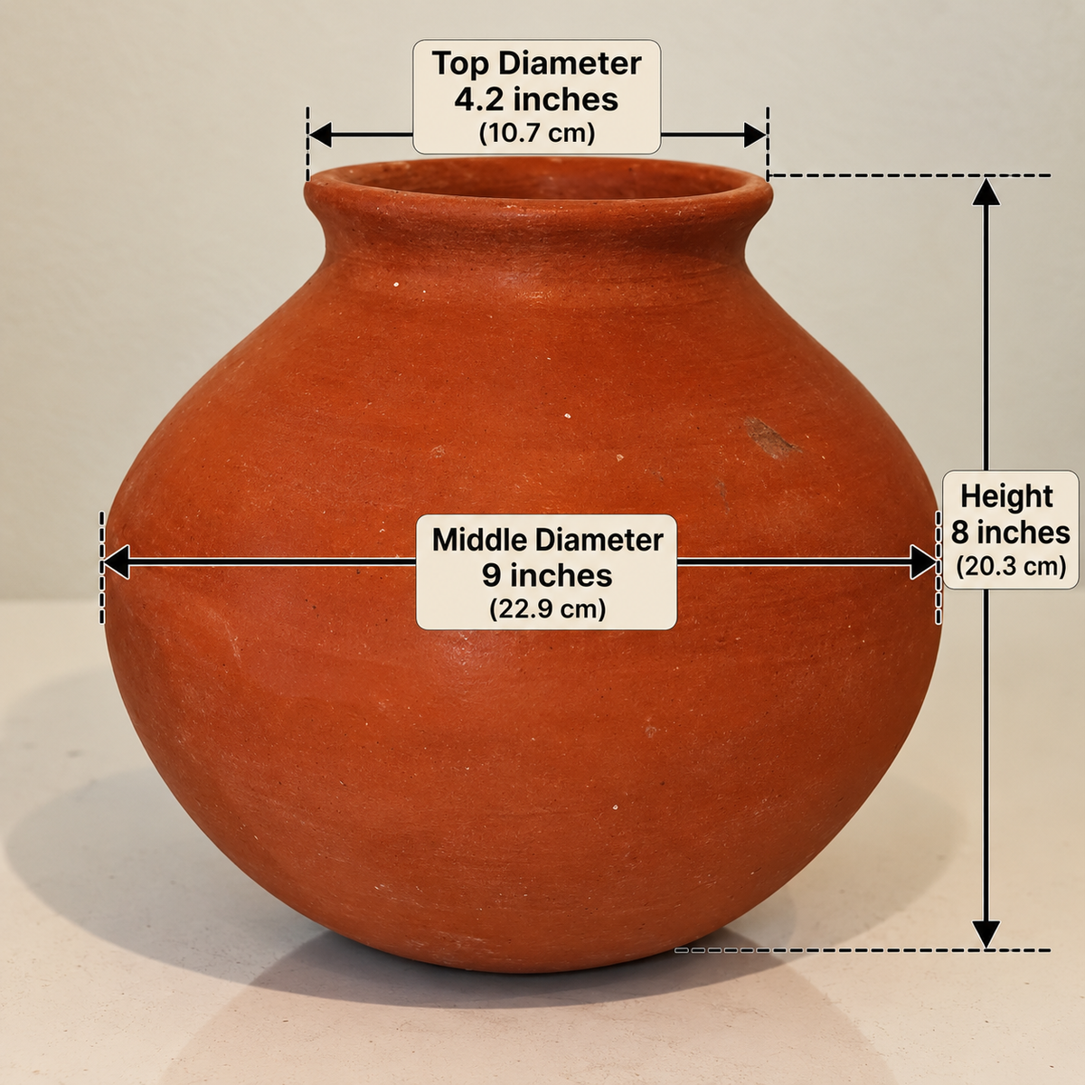 Plain Clay Pot – Multiple Sizes