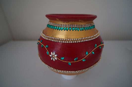Garika Muntha - Decorated clay pot - ONLY ONE