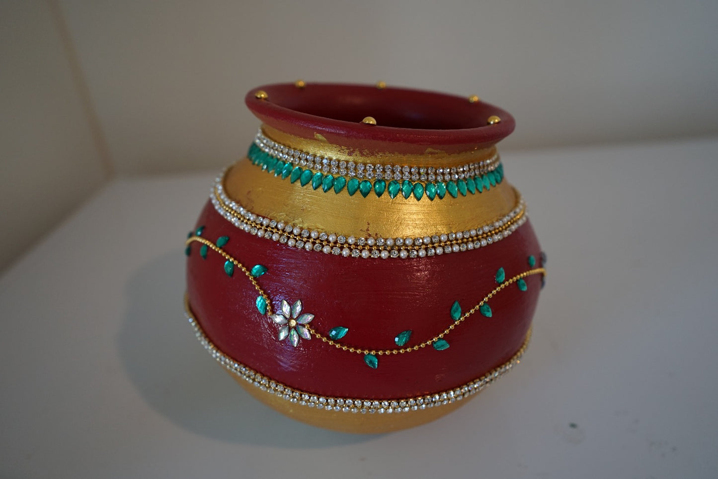 Garika Muntha - Decorated clay pot - ONLY ONE