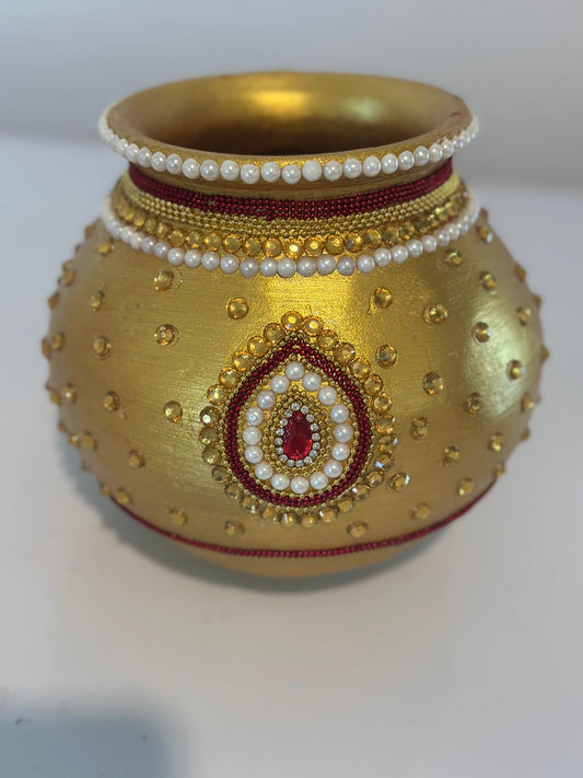 Garika Muntha - Decorated clay pot - ONLY ONE