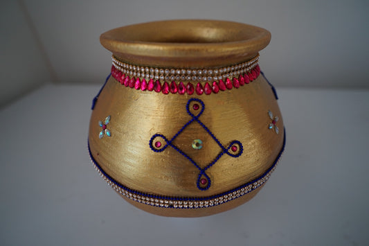 Garika Muntha - Decorated clay pot - ONLY ONE