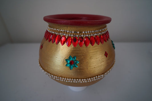 Garika Muntha - Decorated clay pot - ONLY ONE