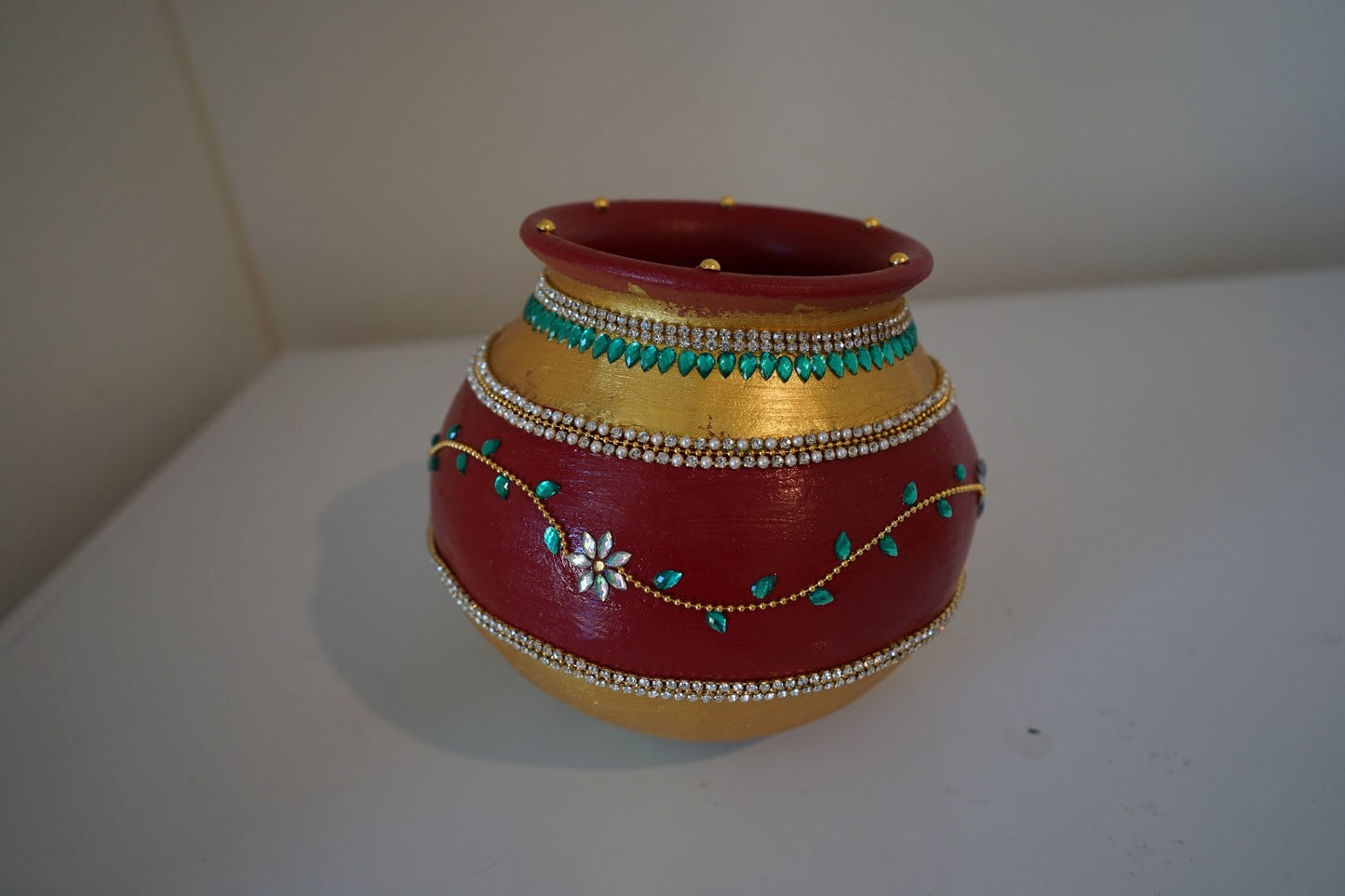 Garika Muntha - Decorated clay pot - ONLY ONE