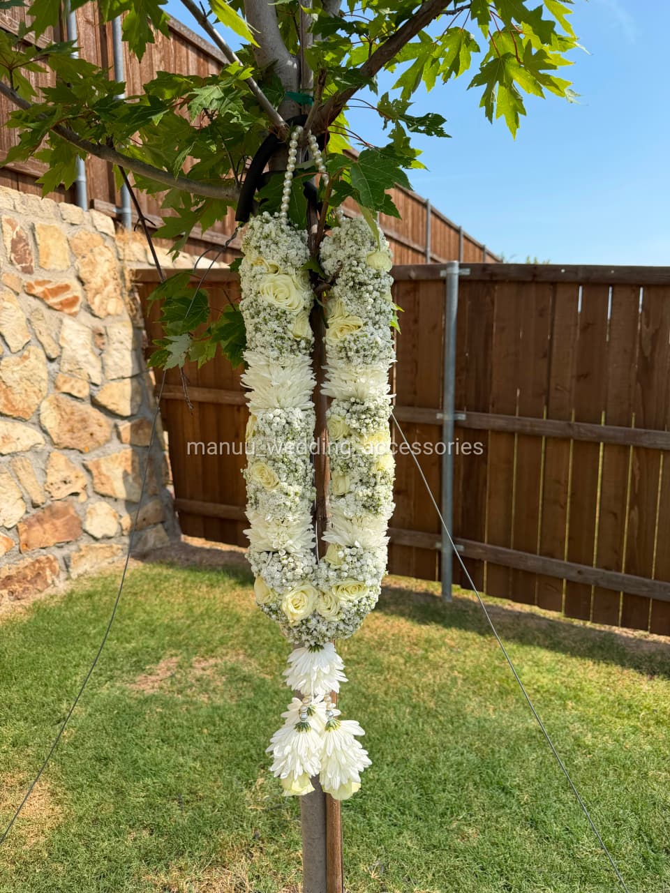 Seemantham OR Baby Shower - Fresh Flower Garlands - ONE Garland