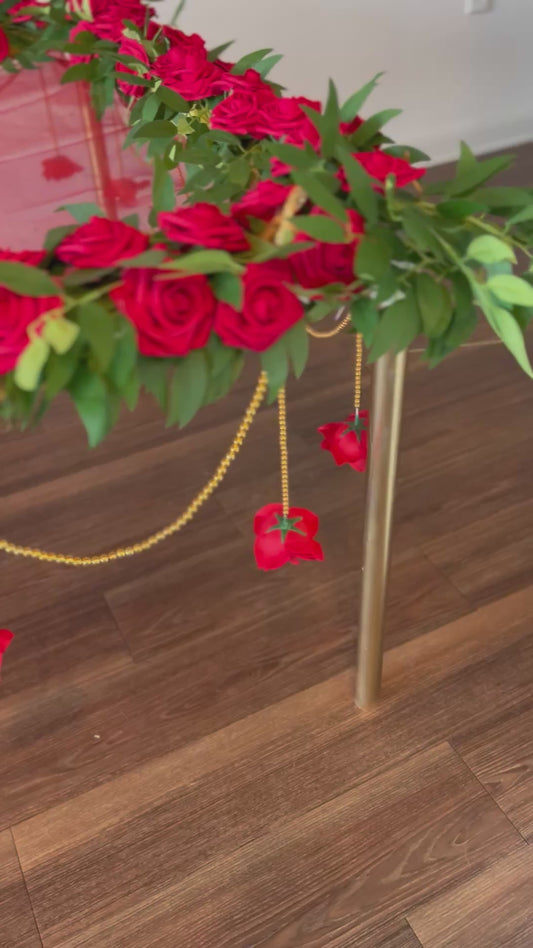 Phoolon Ka Chadar – Red Rose Elegance