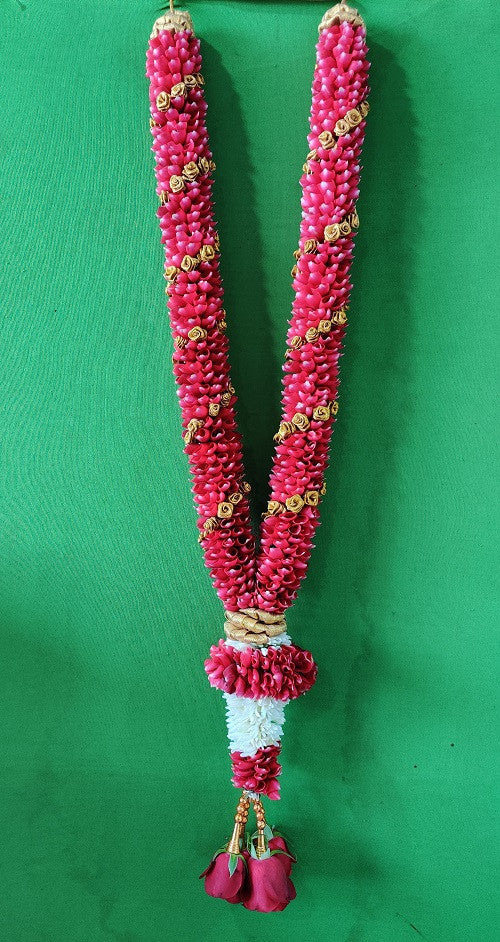 Fresh Flower Garlands – Pink Rose Petal - Customization Available