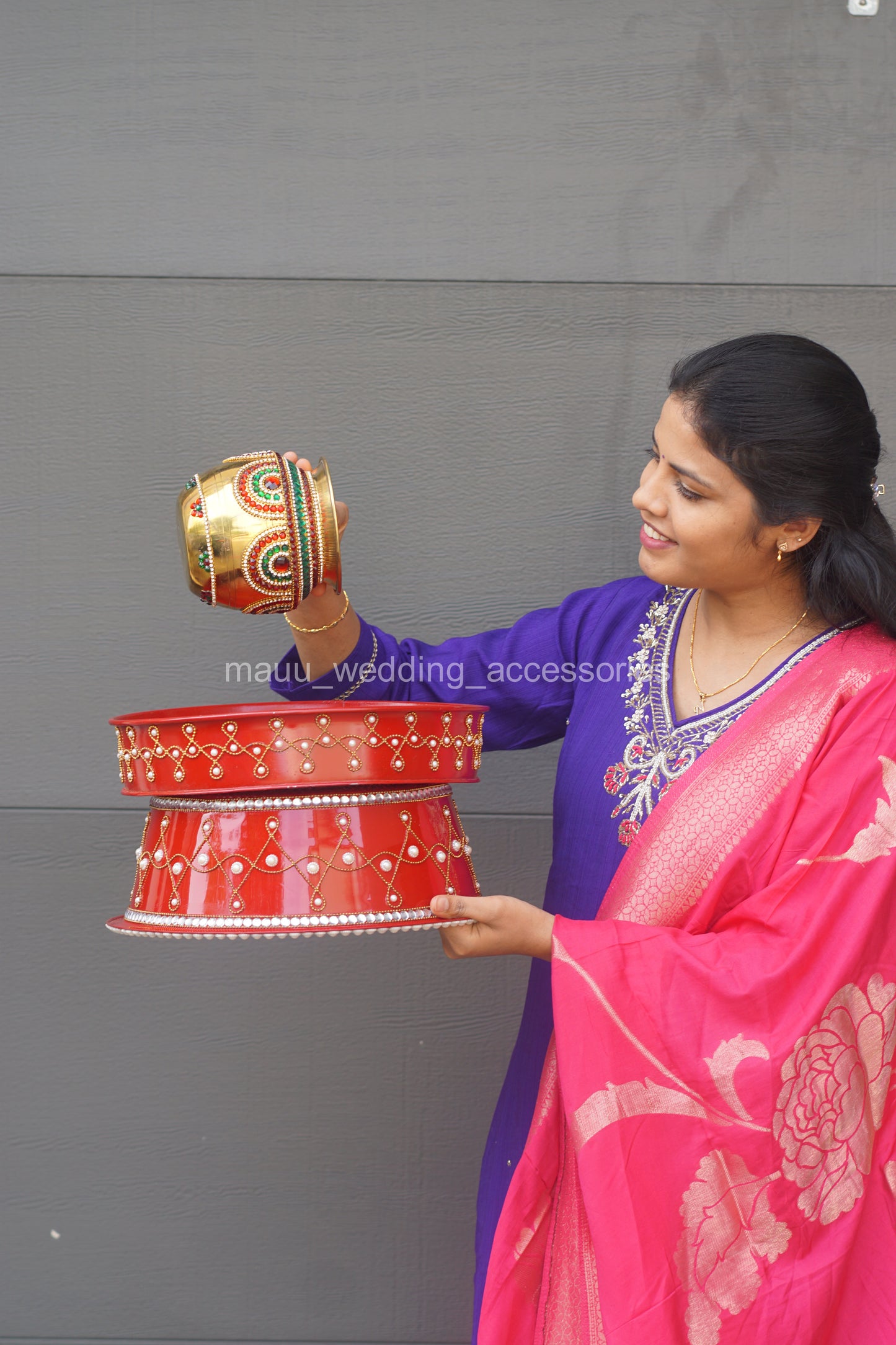 Mangala Snanam Jalleda - Muggu design