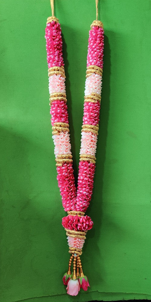 Fresh Flower Garlands – Pink, Light Pink Rose Petals - Customization Available