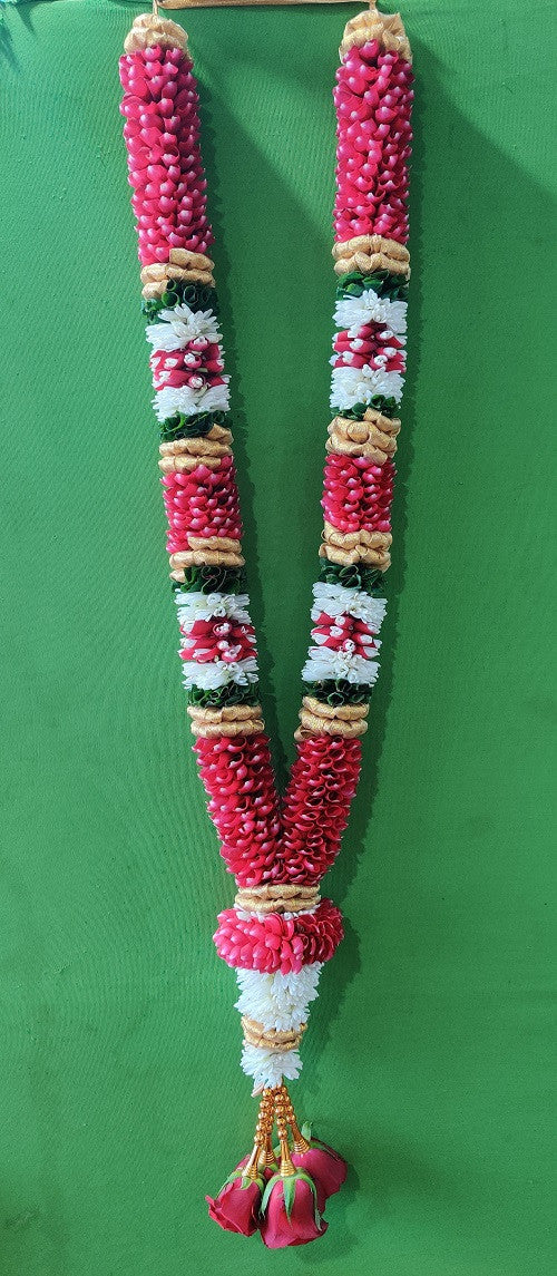 Fresh Flower Garlands – Red Rose Petal, Lillys - Customization Available