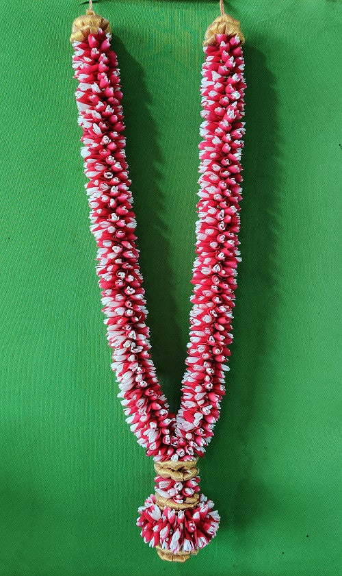 Fresh Flower Garlands – Red Rose Petals - Customization Available